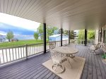 Walk out deck and views of Bear Lake GRASS IS NOT PART OF THE PROPERTY